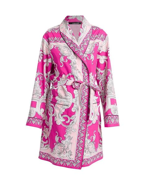 saks versace robe|Versace robe discount.